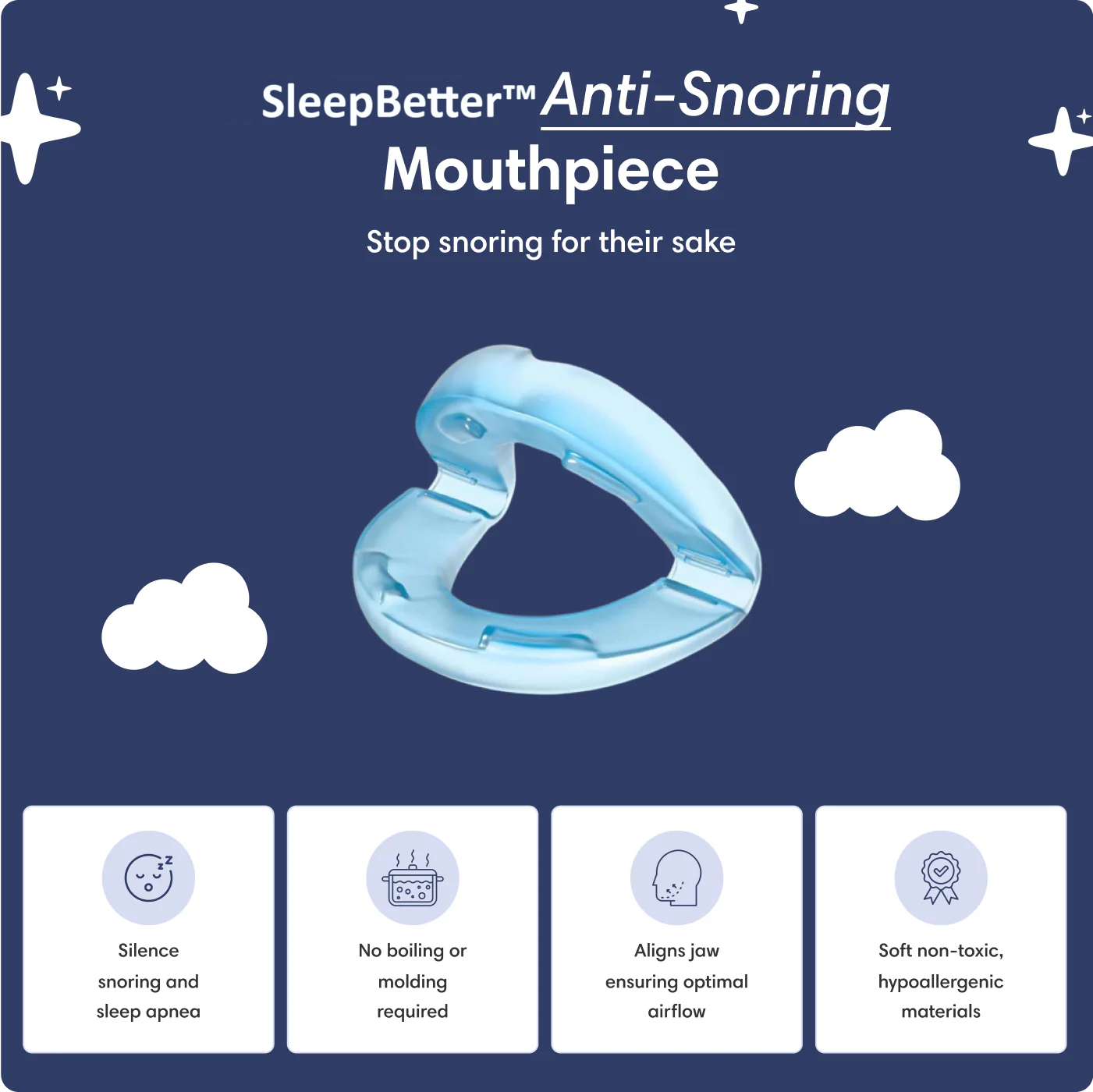 Anti Snoring Mouthpiece - SleepBetter™